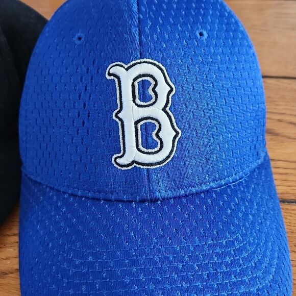 Set of hats,Boston Red Sox camo lettering New Era and blue cap by prepgear. - Picture 10 of 12